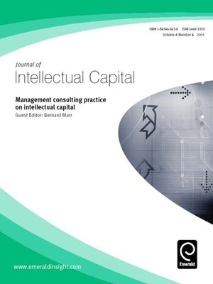 cover image of Journal of Intellectual Capital, Volume 6, Issue 4